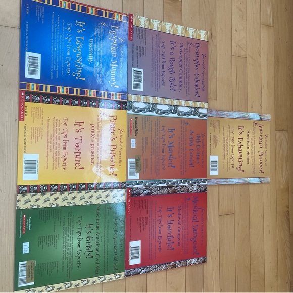 Lot 7 You Wouldn't Want to... Books Homeschool Civil War Pirates Egypt Pioneer - Picture 8 of 8